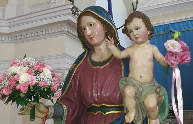 Cilento, la Madonna del Carmine nell’area del Monte Stella