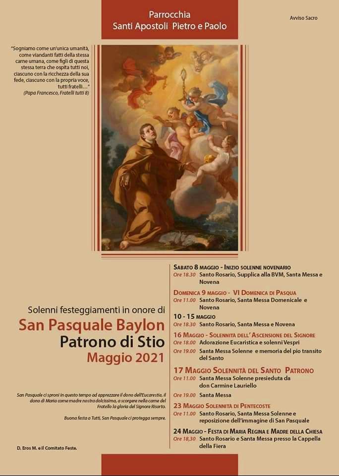 Stio, San Pasquale - 17 maggio 2021