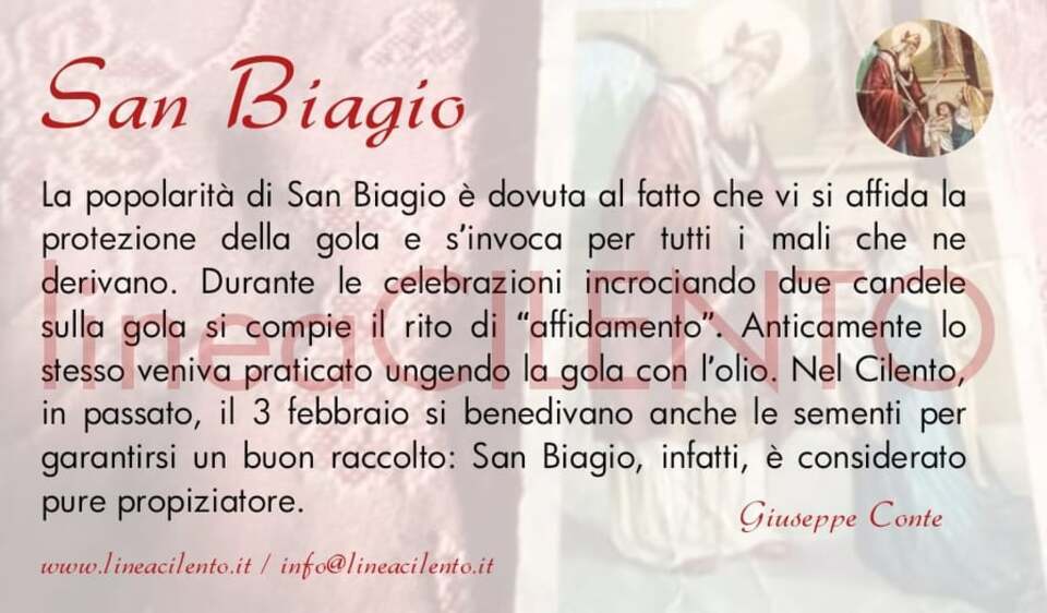 San Biagio, lineaCILENTO