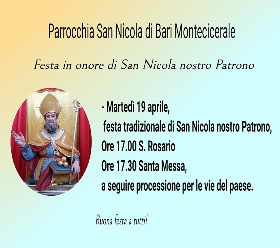 Monte Cicerale, San Nicola di Pasqua 2022