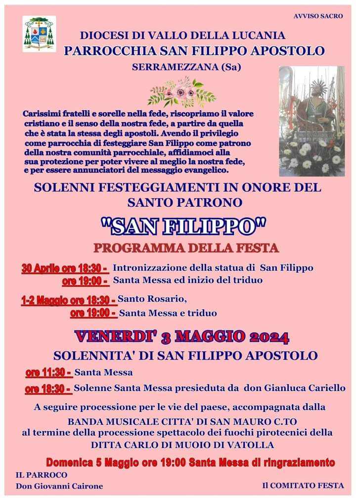 San Filippo, Serramezzana 2024